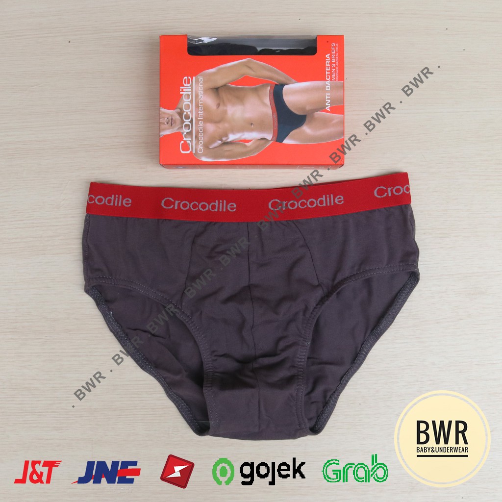 [ 2pc ] CD Crocodile ORANGE 522 006 / 262 Celana Dalam Pria Dewasa Harian Karet Boxer | Bwr