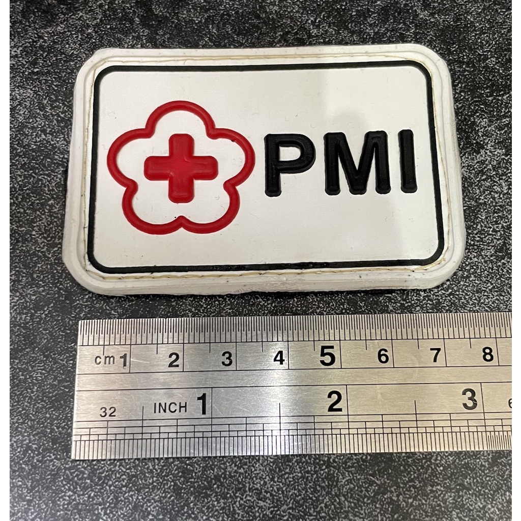 Patch PMI - Patch Velcro Palang Merah Indonesia - Prepetan PMI