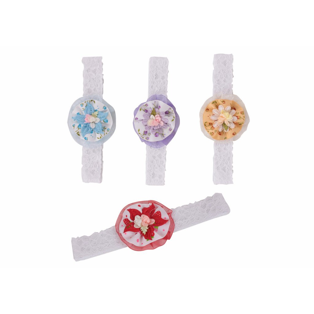 Kiddy Bando Bayi Renda Pita Bunga - Bando Anak