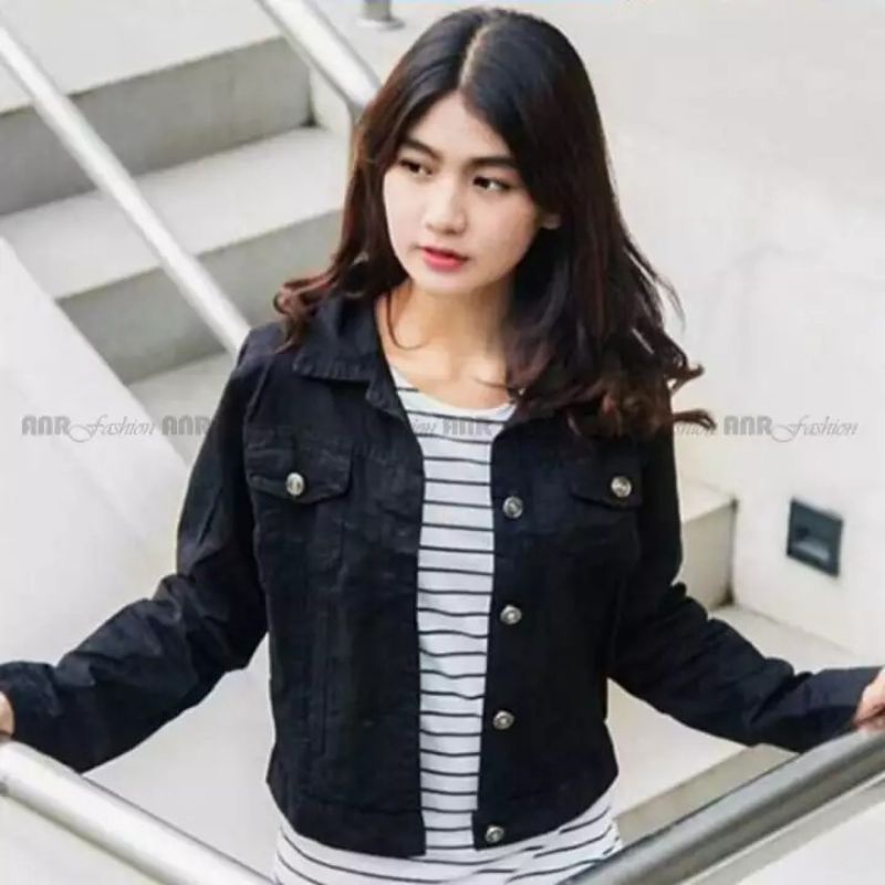 Jaket Jeans Maroon // Jaket Biondy Terlaris