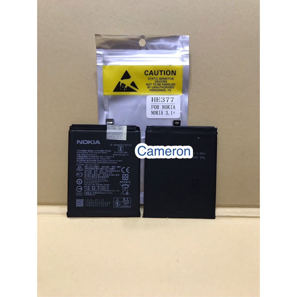 Baterai Nokia 3.1+ | Nokia 3.1 Plus HE377 Batre ORI