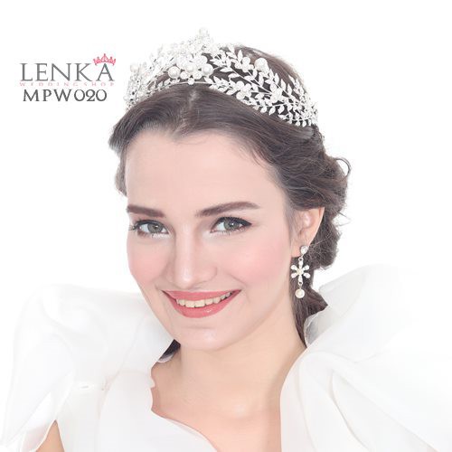 [PRODUK TERMURAH] MAHKOTA PENGANTIN PESTA CROWN WEDDING AKSESORIS MPW020