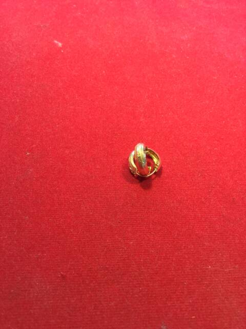 Anting anak dan dewasa emas asli kadar 700 70% 22 0.5 0,5 setengah g gr gram gold ubs panjang tali bulat