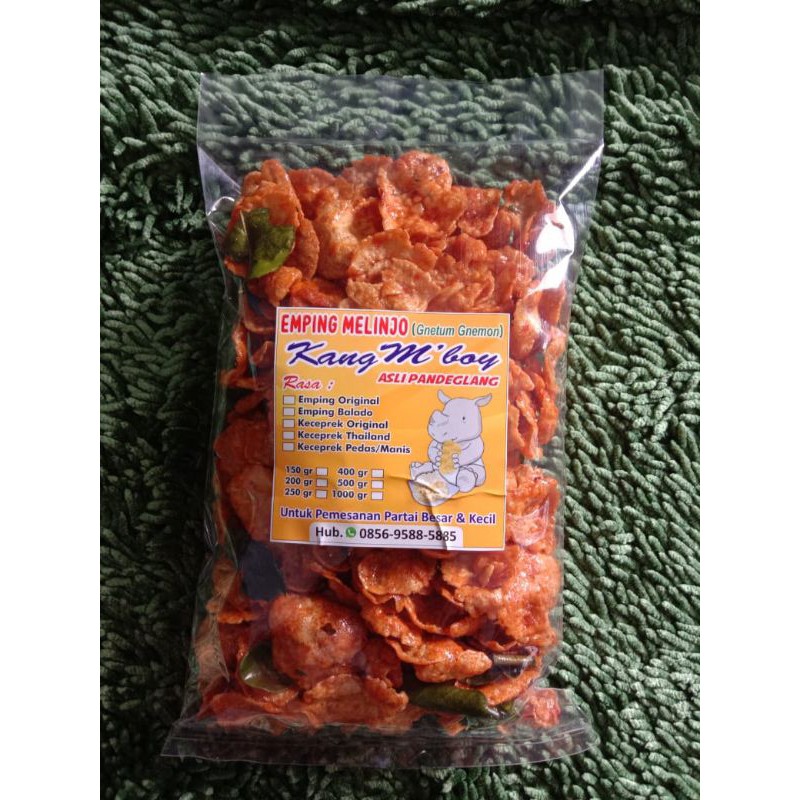 

emping melinjo Thailand 150gr