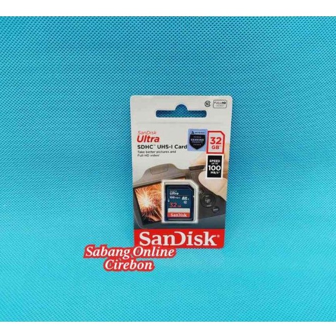 MEMORY SD CARD SANDISK 32 GB CLAS 10 / SD CARD SANDISK 32GB