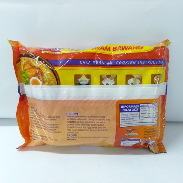 Paket Sedap Mie Ayam Bawang 70gr x 5Pcs