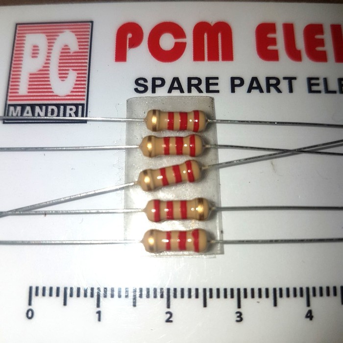 New Resistor 050 1/2 W 22KiloOhm 2K2 100pc