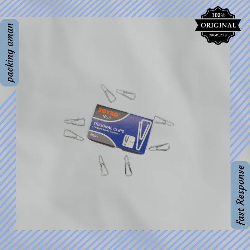 

paper clip joyko penjepit kertas klip kertas sebaguna no 3