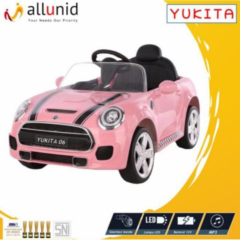 Mobil Aki Anak Yukita 06 Mini Cooper