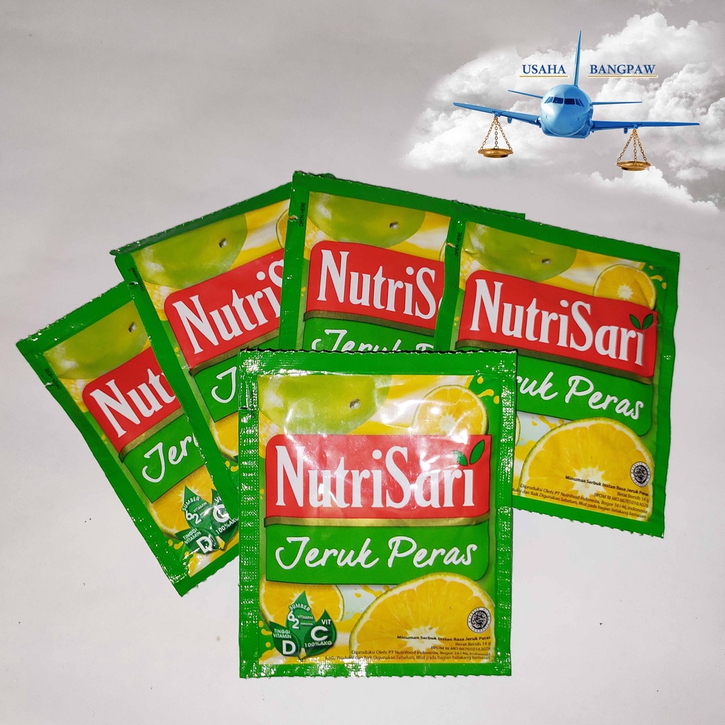 

Nutrisari Jeruk Peras Florida Orange 5 sachet X 25g