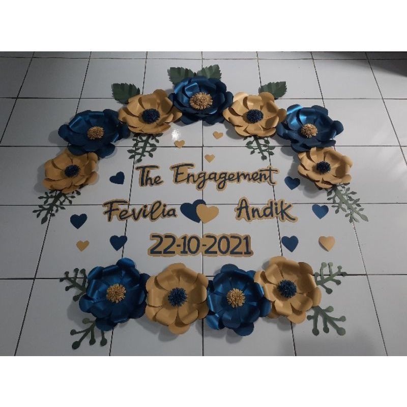 PaperFlower | PaperFlowers Decoration | Dekorasi Lamaran | Dekorasi Akad | Dekorasi Ultah | Dekorasi