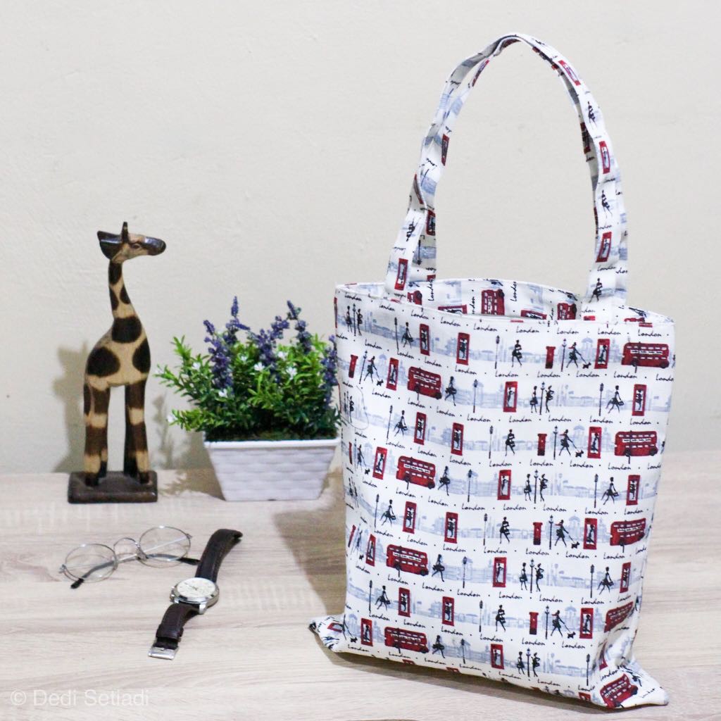 &quot;Messy&quot; Tote Bag/ Totebag Canvas 35X40