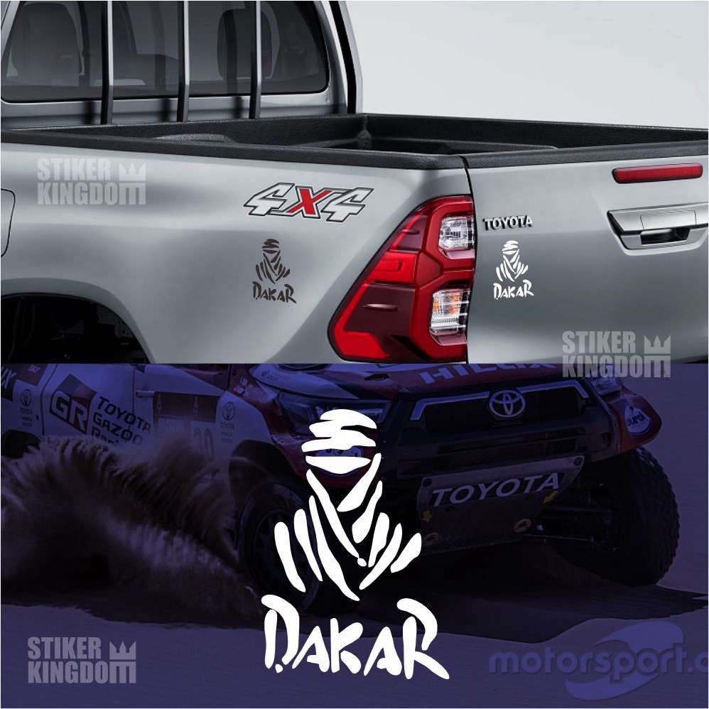 Stiker Mobil Rally Dakar