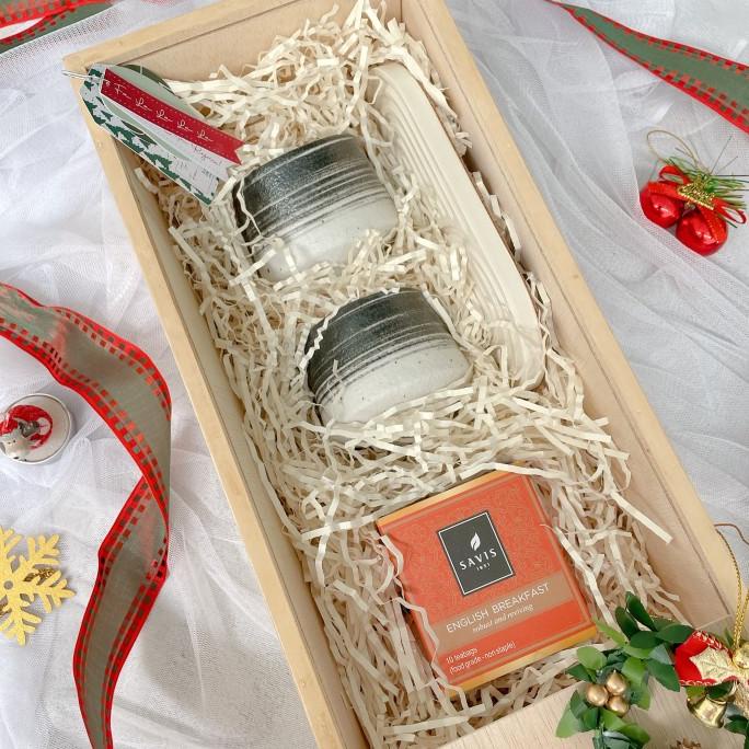 

MERRY & WARM BOX - HAMPERS NATAL PARCEL CHRISTMAS GIFT - TEA & CUP BN51FV6C