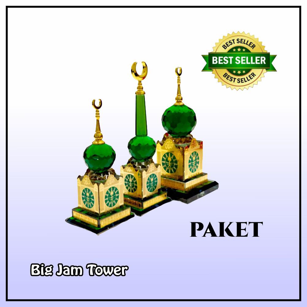 Paket Miniatur Tower Jam Mekah