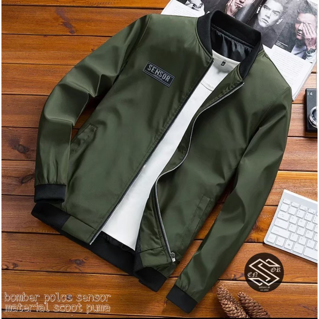 [BAYAR DI TEMPAT]  JAKET PRIA POLOS / JAKET POLOS JUMBO