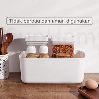 Kotak Penyimpanan Serbaguna/Bin Organizer Multifungsi/Keranjang penyimpanan Serbaguna/plastik STORAGE BOX/Dekstop Storage Box/kotak skincare/keranjang makanan/Bin Pantry Dekstop Storage Box/