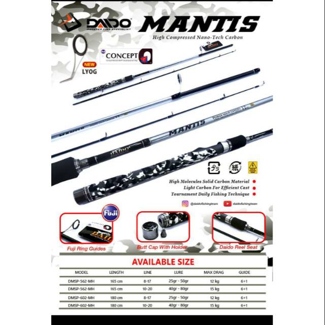JORAN DAIDO MANTIS 180