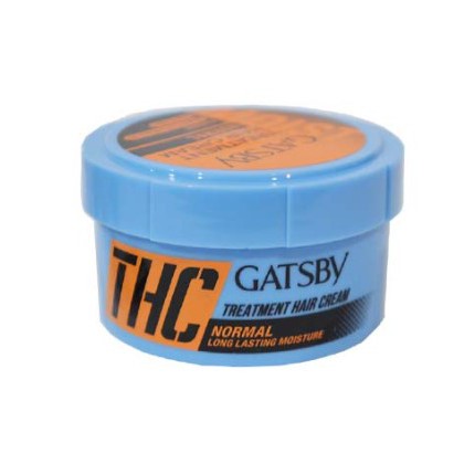 Minyak Rambut Pria Cowok Efek Lembab Lembut cocok Buat Rambut Kering Rusak ~ GATSBY THC Normal 28g