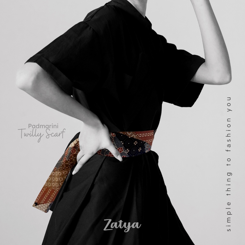 Twilly Batik Scarf by Zatya-3