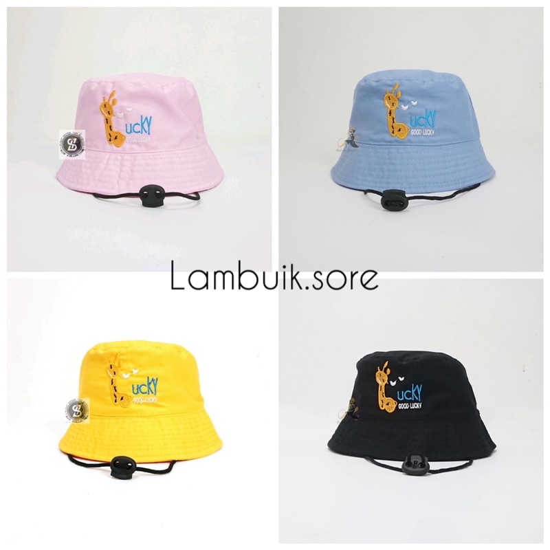 Topi bucket lucky anak laki-laki //ttopianak bucket perempuan  //topi anak lucu //Topi anak //Topi a