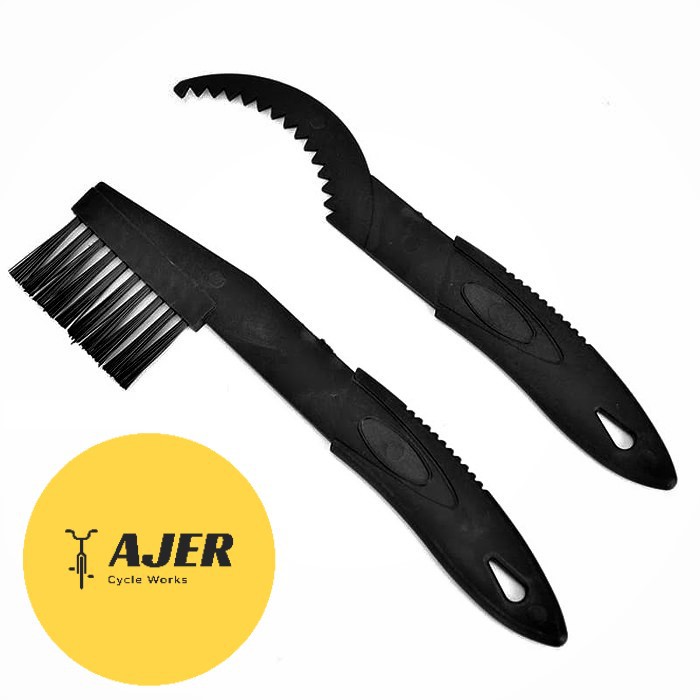 Sikat Rantai &amp; pembersih Sprocket gear Sepeda tool alat Chain brush cleaner Cassette Freewheel