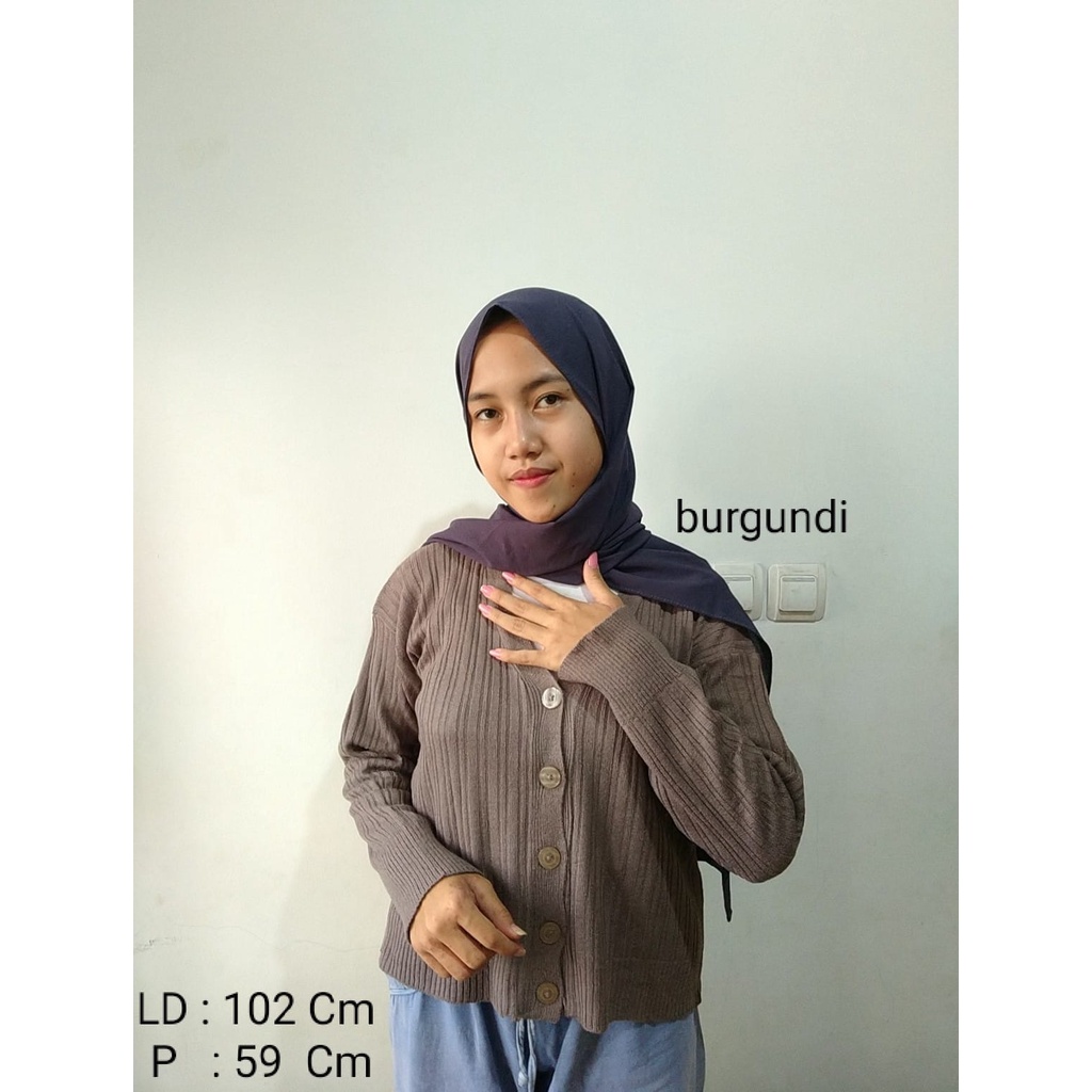 Cardigan Adora Tangan Panjang Cardigan Rajut Wanita Terbaru 2021 Kekinian Cardigan Hoodie Wanita Car