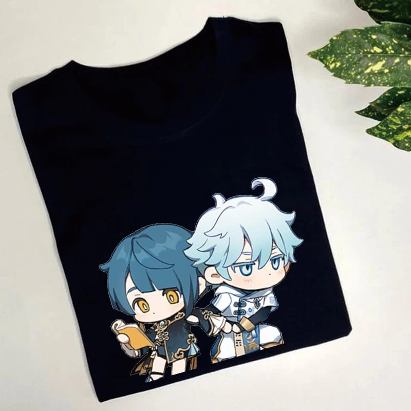 Kaos Anime Genshin Impact Hu Tao Xiao Distro Baju Genshin Impact Raiden Shogun Hutao Kazuha Kenqing Zhongli Baju Kaos Genshin Impact Anak Murah Tshirt Genshin Impact Yae Kaos Anime Murah Cowok Baju Anime Pria Distro Genshin Impact Kaos Anime Anak terbaru