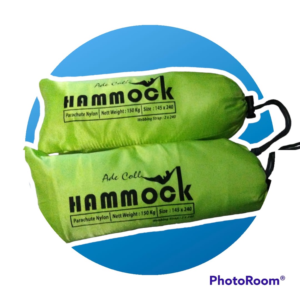 Hammock Hamock Ayunan Gantung Camping Outdoor Praktis Untuk Pendaki Hiking Traveling Hemock Hemok Murah