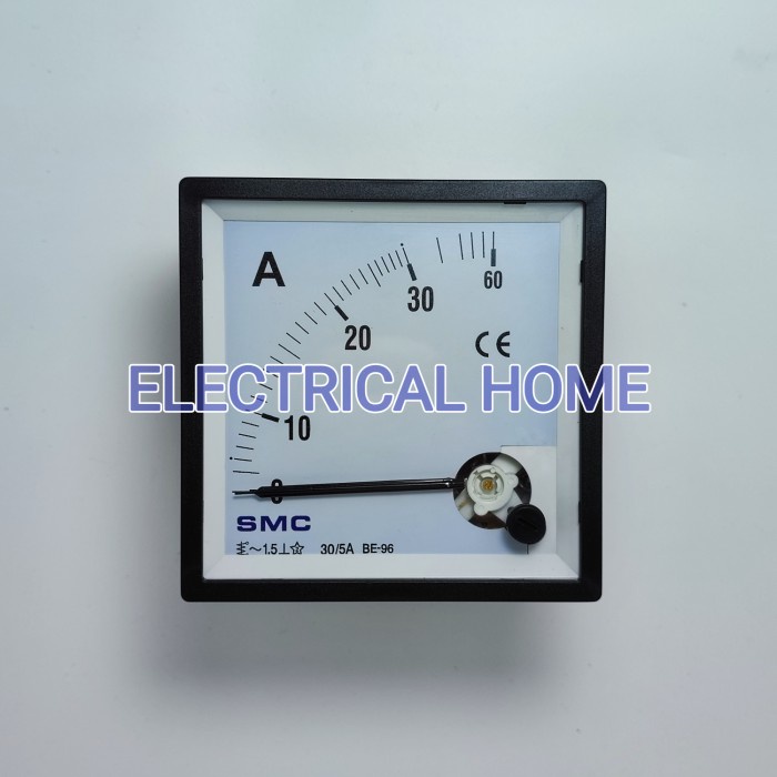 Panel Meter SMC/ Amper Ampere Meter BE-96 AC xx/5A