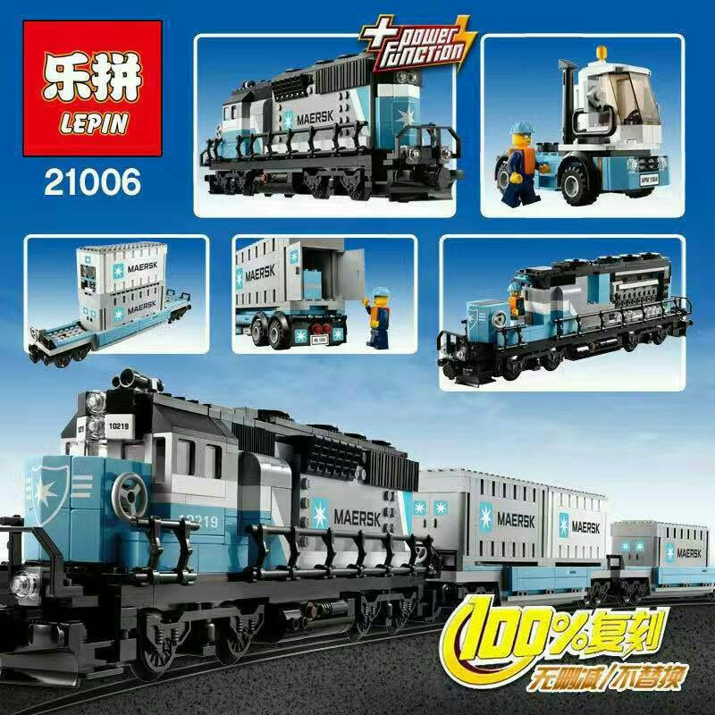 Lego Compatible Lepin 21006 Maersk Train 1234pcs