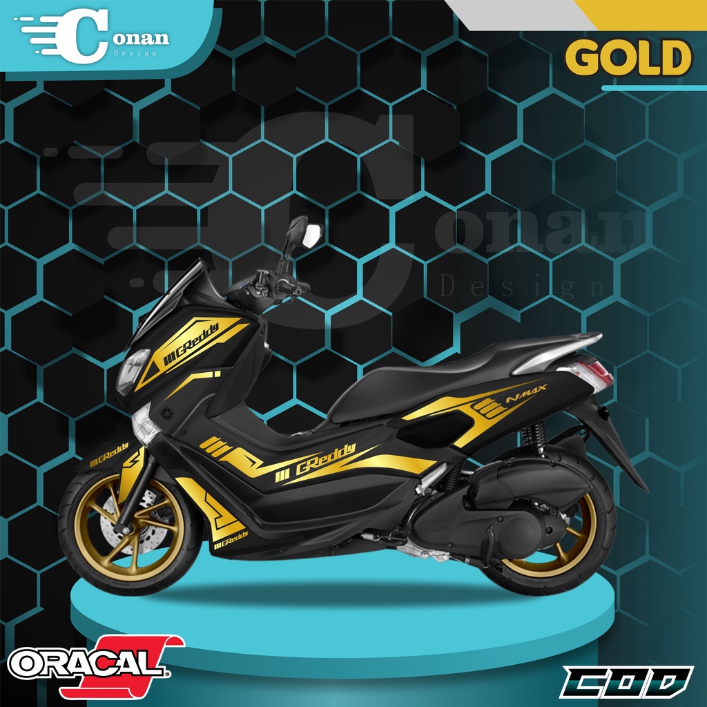 Aksesoris Motor Nmax Cutting Sticker Nmax Stiker Motor Nmax Striping Nmax 2019 All Nmax - NMxGS11