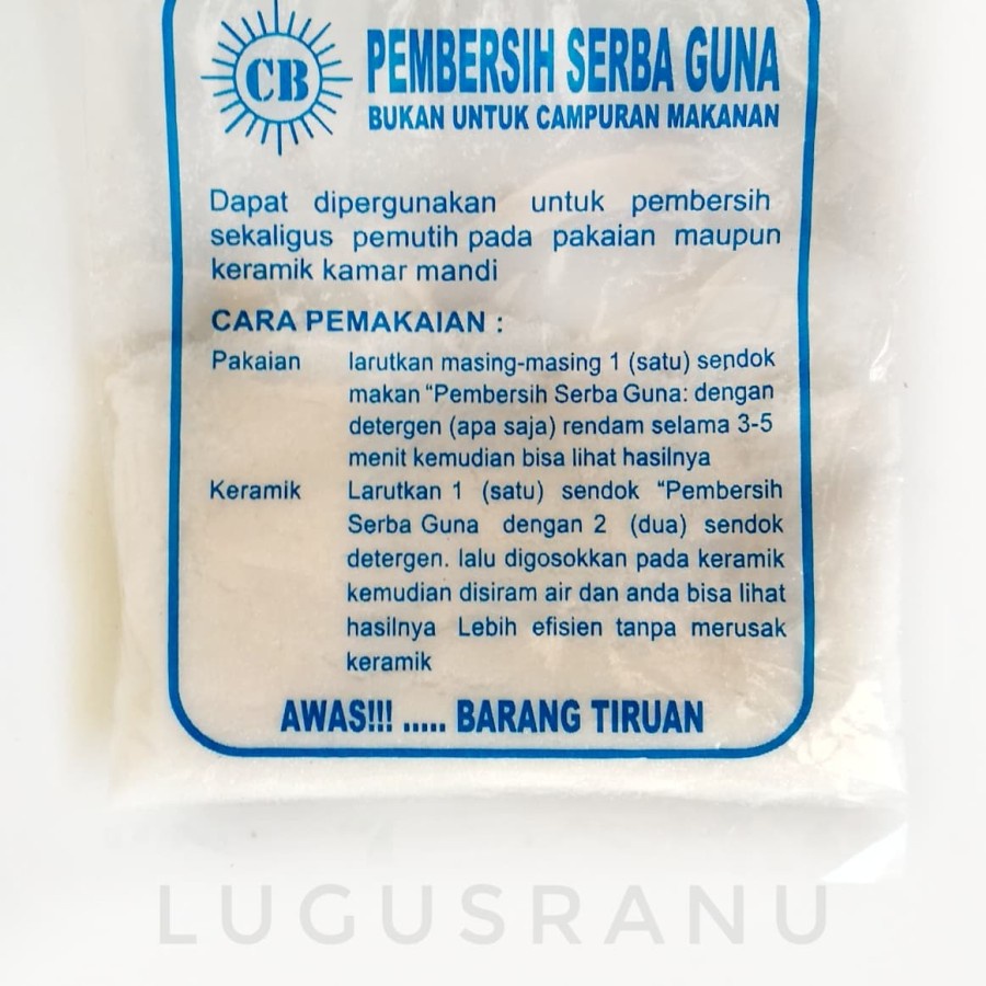 pembersih keramik citrun bubuk pembersih pakaian