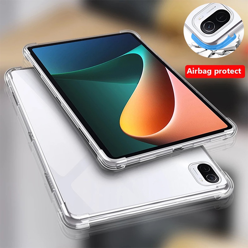 Xiaomi Pad 5 Pro Soft TPU Case Clear Airbag Back Cover for MiPad 5 Transparent Case Silicon DIY Tablet Cover for MiPad 5Pro Protective Shell