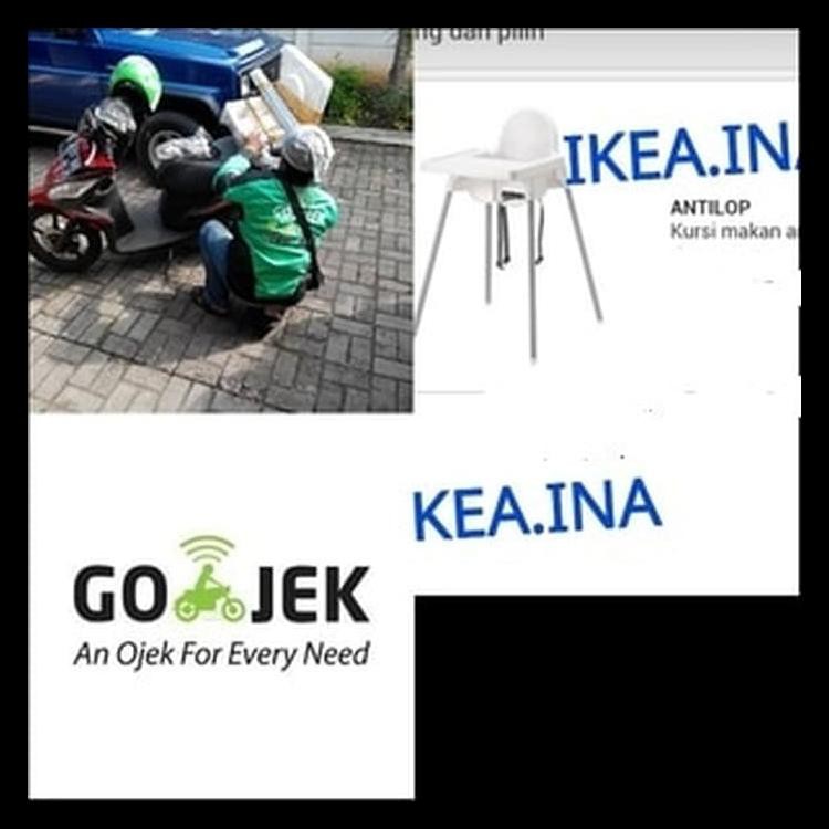 High Chair Anak, Kursi Makan Anak, Baby Chair Murah, Antilop Ikea Termurah