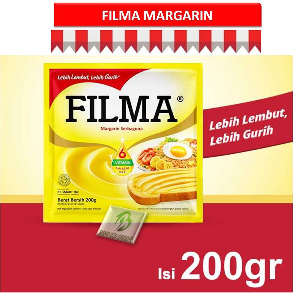 

FILMA MARGARIN 200GR BANG OZA MENTEGA