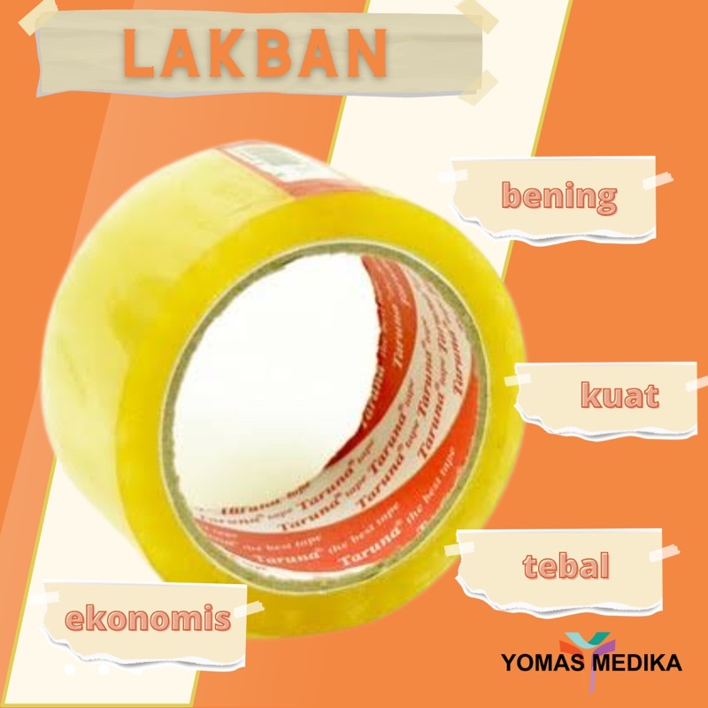 

LAKBAN ISOLASI BESAR BENING COKELAT 45mm 50 Yard