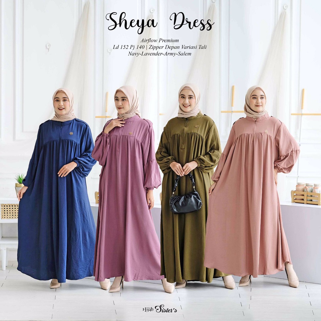 SHEYA DRESS GAMIS ORI BY HIJAB SISTERS