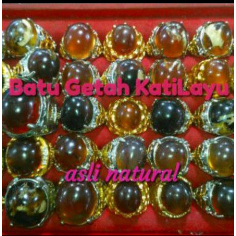 CINCIN BATU AKIK GETAH KATILAYU