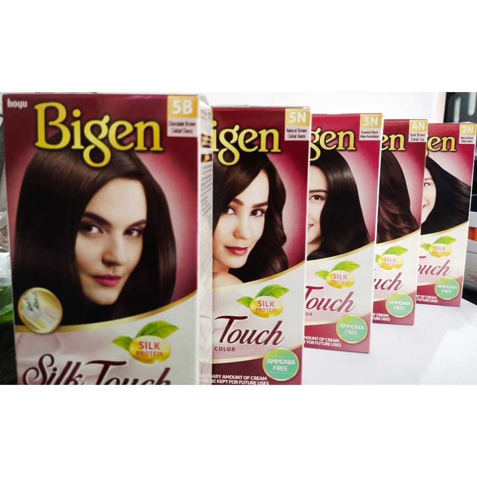 Bigen Silk Touch Cream Colour (packaging coklat)