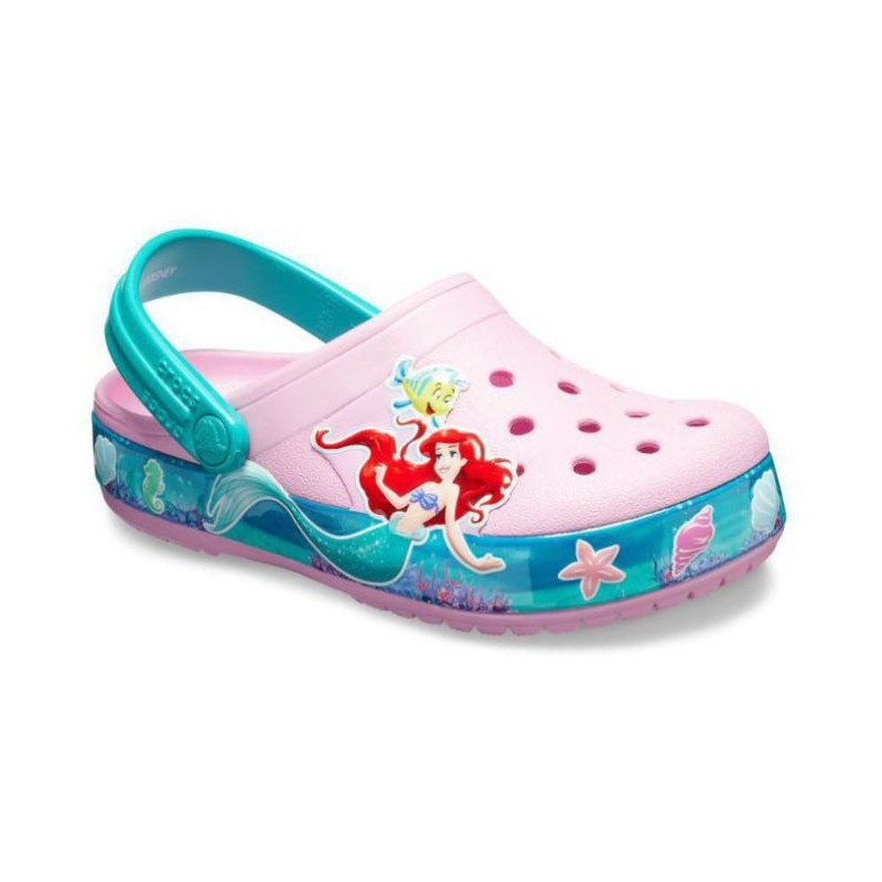 SANDAL CROCS FUN LAB ARIEL MERMAID CLOG BAND / CROCS MERMAID PUTRI DUYUNG