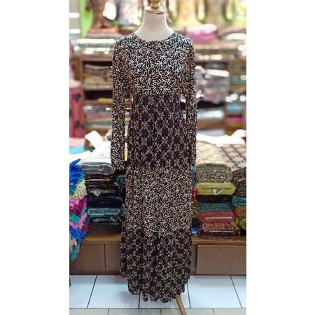 Toko bakul batik,gamis batik model susun