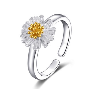 Cincin Anti Karat DAISY R066 Sterling Silver S925 Korean Fashion Style Womens Ring Lamaran Wanita