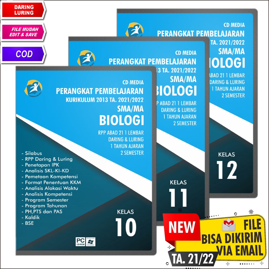 CD RPP SMA / MA BIOLOGI TA. 22/23 DARING DAN LURING K13 REVISI TERBARU