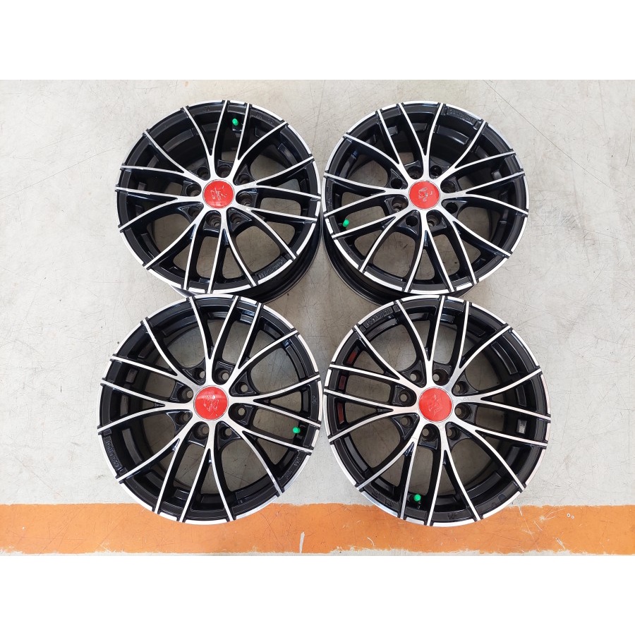 Velg Mobil Bekas Seken Ring 14 NAPLES R14 Lebar 5,5 Lubang Pcd 8X100-114,3 Offset 38