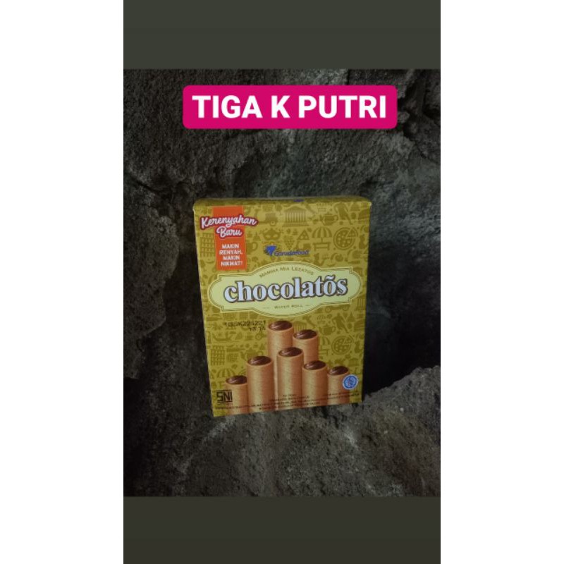 

gerry chocolatos wafer roll (1 box) by tiga poetri