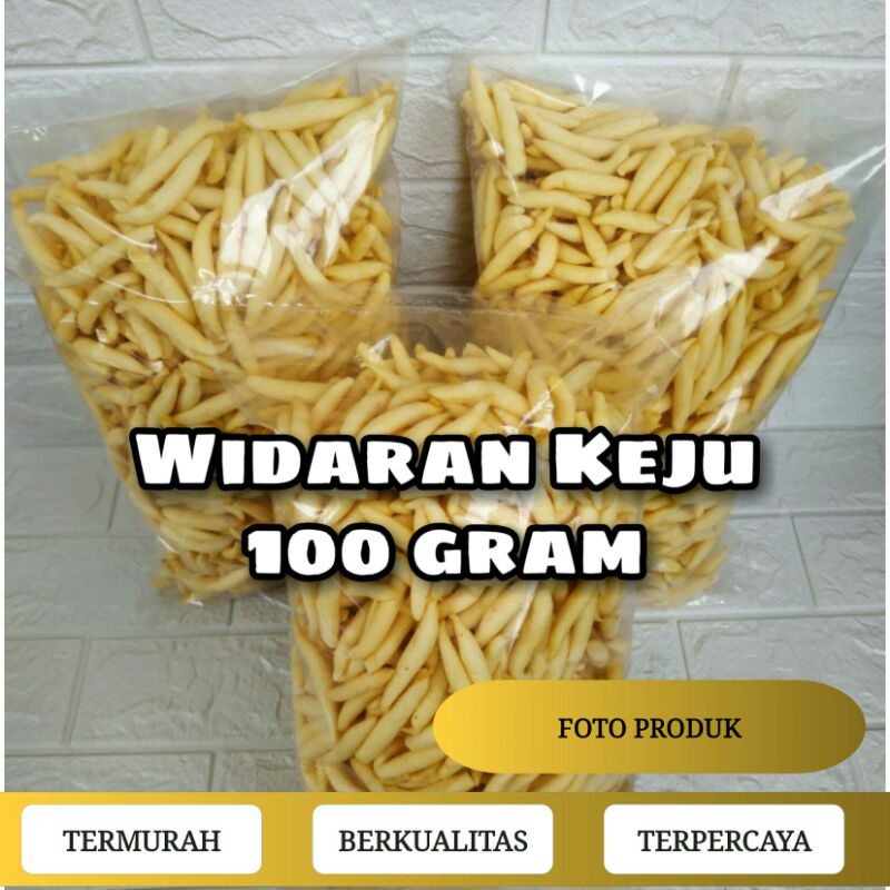 

[Termurah] 100 gram Kue Widaran Keju Gurih / Bidaran Keju / Cendol Keju Super