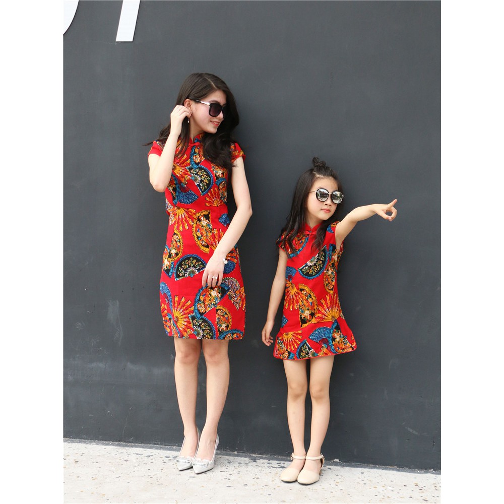 littlekiddoss CH1912 Cheongsam Qipao Baju Imlek Baju Shincia Baju China Dress Cheongsam Couple