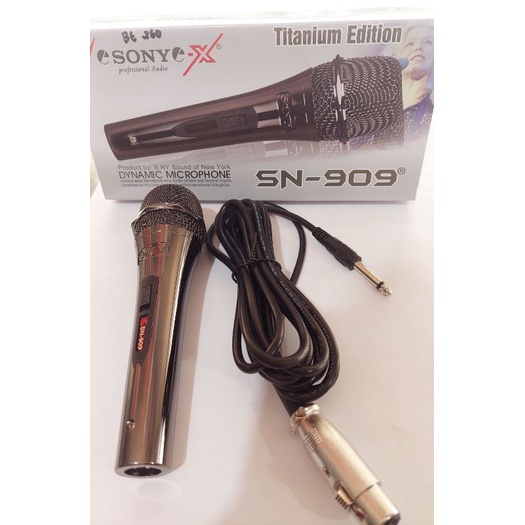 Mic Halo. Mic vocal Microphone Sony SN-909 Kabel Titanium Edition