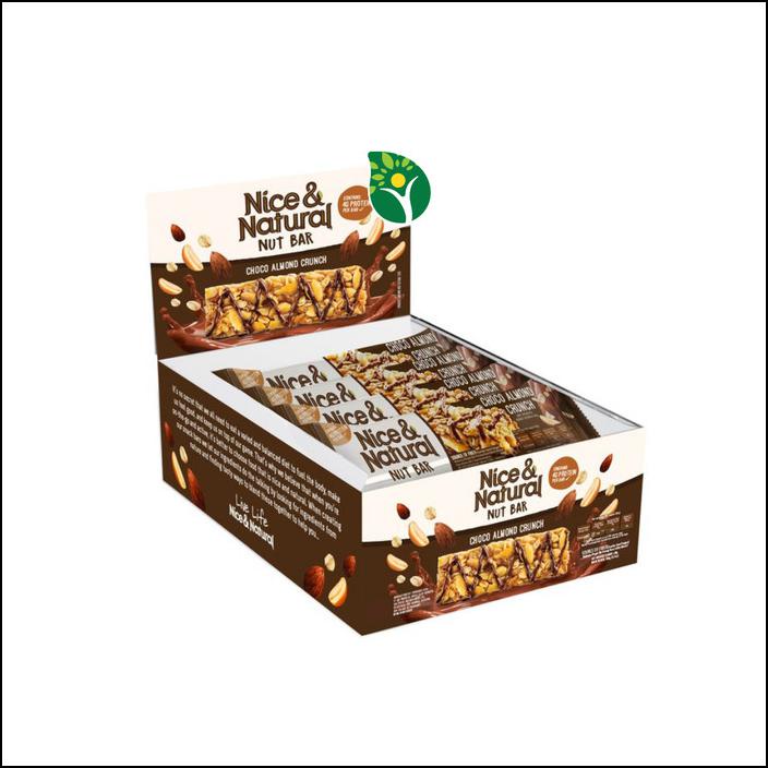 

NICE AND NATURAL CHOCO ALMOND 1 BOX NUT BAR